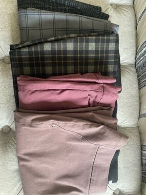 Mixed Women's Skirts & Pants Bundle in Mauve, Brown, Plaid, Gray